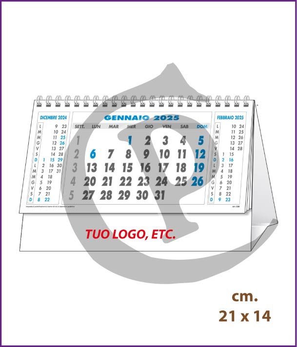 Olandesi da Tavolo Primo Prezzo calendari-da-tavolo-personalizzati-aziendali-azzurro-grigio-2025-c6951