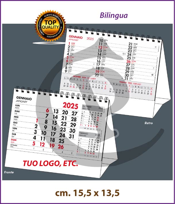 Olandesi da Tavolo Primo Prezzo calendari-da-tavolo-personalizzati-aziendali-bilingua-2025-t617