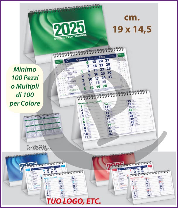 Olandesi da Tavolo Primo Prezzo calendari-da-tavolo-personalizzati-aziendali-chart-blu-rosso-verde-2025-pa715
