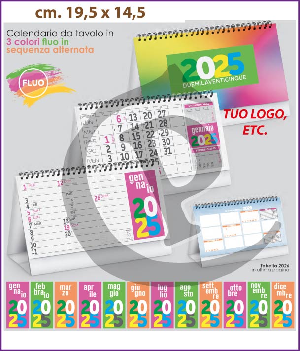 Olandesi da Tavolo Primo Prezzo calendari-da-tavolo-personalizzati-aziendali-fluo-2025-pa706