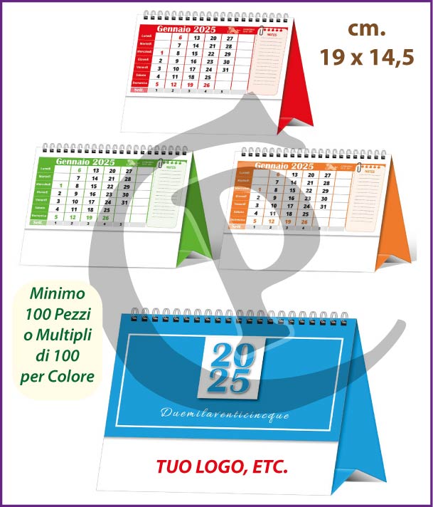 Calendari Olandesi da Tavolo 2025 Personalizzati - Primo Prezzo calendari-olandesi-da-tavolo-2025-personalizzati-primo-prezzo-new-color-desk-arancione-blu-rosso-verde-h40