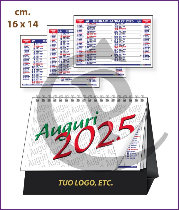 Calendari Olandesi da Tavolo 2025 Personalizzati - Primo Prezzo calendari-olandesi-da-tavolo-2025-personalizzati-primo-prezzo-rosso-blu-cartoncino-nero-c6551n
