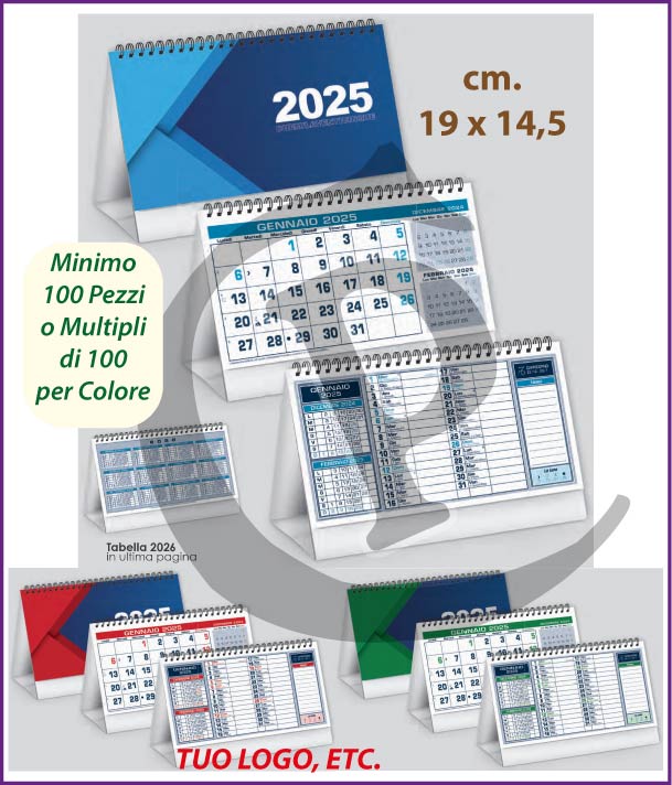 Calendari Olandesi da Tavolo 2025 Personalizzati - Primo Prezzo calendari-olandesi-da-tavolo-2025-personalizzati-primo-prezzo-table-blu-rosso-verde-pa710