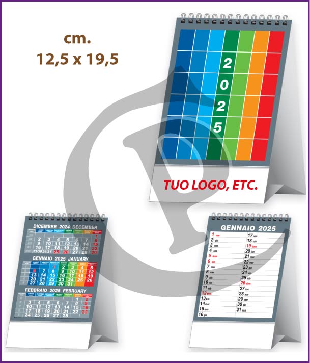 Calendari Olandesi da Tavolo 2025 Personalizzati - Primo Prezzo calendari-olandesi-da-tavolo-2025-personalizzati-primo-prezzo-tris-color-ag2089