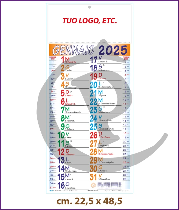 Calendario Olandese Anno 2026 Art. C062