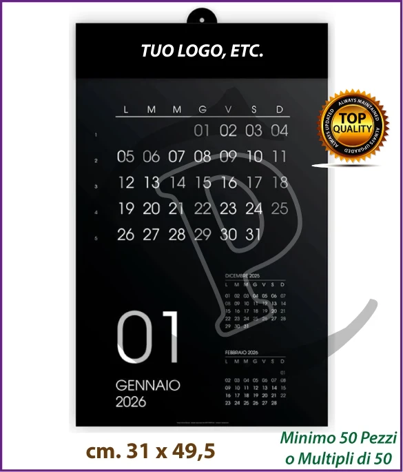 Calendari Olandesi Personalizzati 2026 Modello C014