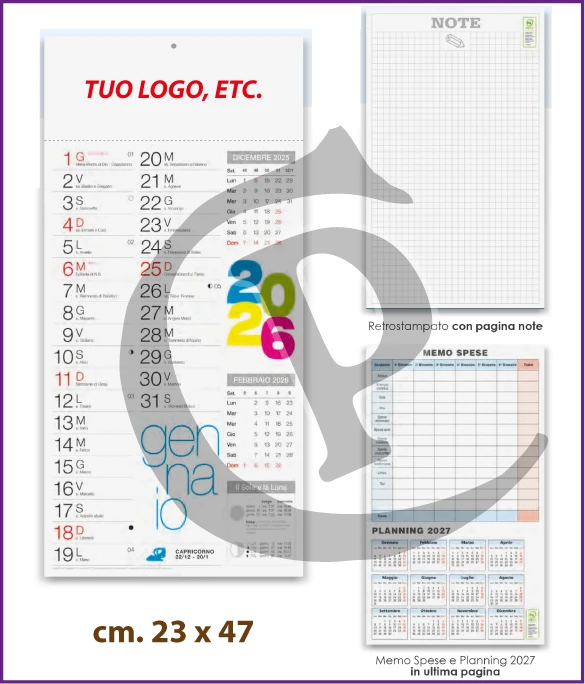 Calendario Olandese Anno 2026 Art. C109