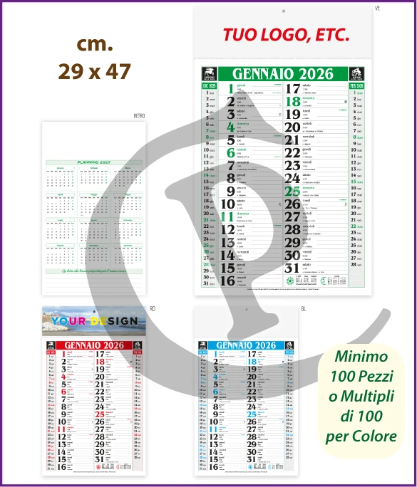 Calendario Olandese Anno 2026 Art. C114