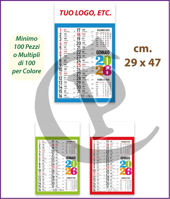 Calendario Olandese Anno 2026 Art. C117