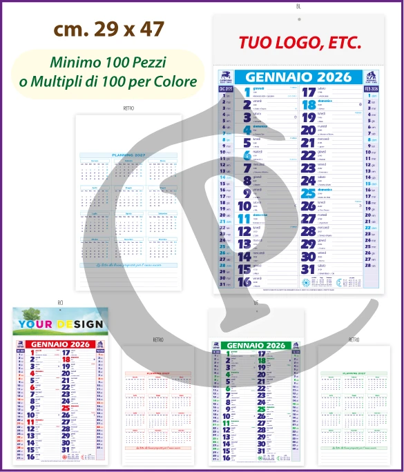 Calendario Olandese Anno 2026 Art. C119